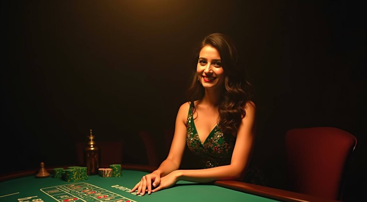 zz669 Baccarat Green Table